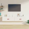 vidaXL Wandschränke 2 Stk. Weiß 80x30x30 cm Massivholz Produktbild-Vorschau 2