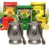 Yerba Mate Tee Set mit Edeltahls mate becher - Mate-tee mit Produktbild-Vorschau 1