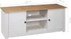 vidaXL TV-Schrank Weiß 120x40x50 cm Massivholz Produktbild-Vorschau 7