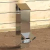 vidaXL Krmítko pro kuřata stříbrné 13 x 12 x 51 cm Náhled obrázku produktu 4