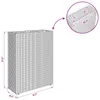 vidaXL Hoher Pflanzer 55 x 22 x 70 cm Ja Produktbild-Vorschau 6