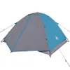 vidaXL Tenda da campeggio a cupola 3 persone Blu Anteprima dell’immagine prodotto 4