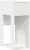 A white computer cabinet with a drawer is shown against a white background. Podgląd zdjęcia produktu