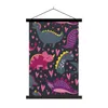 MuchoWow® Textilposter Dinosaurier - Kind - Muster - Rosa - Produktbild-Vorschau 1