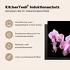 KitchenYeah© Herdabdeckplatte Orchidee - Blumen - Rosa - Produktbild-Vorschau 6