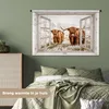 MuchoWow® Wandteppich Wandbehang Durchblick - Schottische Produktbild-Vorschau 4