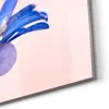 DEQORI Glasbild Echtglas 90x60 cm 'Blaue Eleganz' Wandbild Produktbild-Vorschau 5