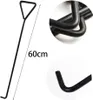 2 Stück 60cm Kanalhaken Schachthaken Kanaldeckelheber Haken Produktbild-Vorschau 2