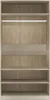 vidaXL Armadio rovere Sonoma 100x50x200 cm materiale a base Anteprima dell’immagine prodotto 12