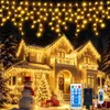 Eisregen-Lichterkette, 30 m, 660 LEDs, warmweiß, IP65 Productafbeelding-voorbeeld