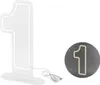 Neonová LED – číslice „1“ v teplé bílé barvě, 50 cm Náhled obrázku produktu 1