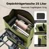 Borsa da trasporto Wiltec oliva, zaino da bicicletta 25 l Anteprima dell’immagine prodotto 4
