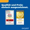 Marketing image with awards and certifications. Produktbild-Vorschau