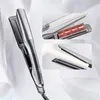 A collage of images showing a hair straightener and its features. Produktbild-Vorschau
