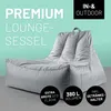 Lumaland Sedací vak Lounge In-& Outdoor 380 l sivý Náhľad obrázku produktu 2