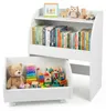 COSTWAY - Libreria a 3 ripiani per bambini con cassetto su Anteprima dell’immagine prodotto 1