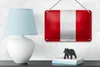 Blechschild Flagge Peru 18x12cm Flag of Peru Vintage Produktbild-Vorschau 4