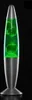 GKA tolle Magma Lava Lampe grün Lavalampe Tischlampe Produktbild-Vorschau 3
