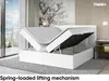 MEBLINI Boxspringbett mit Bettkasten - Gepolstert Produktbild-Vorschau 3