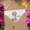 Mr. & Mrs. Panda Grußkarte Beamter Herz - Weiß - Geschenk, Produktbild-Vorschau 3