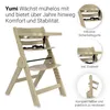 Novi Yumi Kinderstuhl – 6 Monate bis 50 KG – Klappbar – Produktbild-Vorschau 5