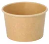 500 Eisbecher, Pappe rund 125 ml Ø 7,5 cm · 4,8 cm braun Produktbild-Vorschau 1