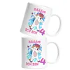 Bäääm Ich Bin 4 Tasse Weiß Einhorn 4. Geburtstag Produktbild-Vorschau 2
