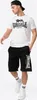 Pantaloncini da uomo regular fit LOGO JAM Nero 4XL Lonsdale Anteprima dell’immagine prodotto 4