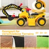 COSTWAY 6V escavatore da seduti, auto elettrica per bambini Anteprima dell’immagine prodotto 6