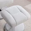 Relaxsessel mit Hocker, drehbarer Chenille-Sessel, 145° Produktbild-Vorschau 13