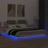 vidaXL Bettgestell mit Kopfteil Artisan-Eiche 200 x 200 cm Produktbild-Vorschau 4