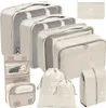 Koffer Organizer Set 9-teilig Packing Cubes Packtaschen Produktbild-Vorschau 1