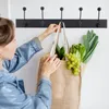 Věšák Relaxdays, VxŠxH: 14 x 65 x 7 cm, 5 dvojitých háčků, Náhled obrázku produktu 3