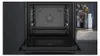 Siemens iQ300, Einbau-Backofen mit Dampfunterstützung, 60 x 60 cm, Deep black inox HR232GEB3 Frontansicht geöffnet Einbau Anteprima dell’immagine prodotto