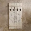 Wandgarderobe Victoire im Shabby Look mit 4 Haken, Produktbild-Vorschau 2