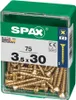 SPAX Universalschrauben gelb vz VG 3,5x30 mm (75 St.) Produktbild-Vorschau 5