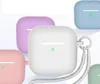 INF Bluetooth Ohrhörer Schutzhülle mit Band Silikon Weiß Produktbild-Vorschau 4