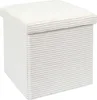 HowHomely Pouffe creme Puff 38 x 38 x 38 cm Sitzhocker Náhled obrázku produktu 3