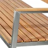 home24 Gartenbank - Teak Massiv / Edelstahl Produktbild-Vorschau 10