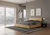 ITYHOME - Bett mit Lattenrost 160x190 schräges Kopfteil Produktbild-Vorschau 9