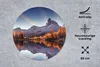 MuchoWow® Mauspad Mousepad Berge - Bäume - Herbst - See - Produktbild-Vorschau 2