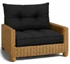 Polster Gartenmöbel Sitzpolster 60x60 cm Outdoor Rattan Produktbild-Vorschau 1
