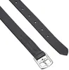 Covalliero staffa in pelle nera per bambini, misura:130cm Anteprima dell’immagine prodotto 4