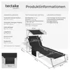 2 Lehátka Chloé 4 polohová, s podhlavníkem Náhled obrázku produktu 5
