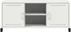 vidaXL TV-kast, wit, 100,5 x 39 x 43,5 cm, staal Productafbeelding-voorbeeld 6