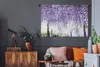 MuchoWow® Wandteppich Wandbehang Lila Glyzinie mit Produktbild-Vorschau 5