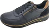 A single black sneaker with gold accents is shown against a white background. Anteprima dell’immagine prodotto