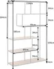 Industrial Bücherregal SLIM LINE 185cm Wildeiche schwarz Produktbild-Vorschau 12