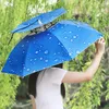 Doppellagiger Regenschirmhut Frauen M?nner Faltbare Produktbild-Vorschau 4