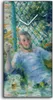 Dekor Leinwand Uhr Wandbilder 30x60 Gemälde Blumen Fluss Produktbild-Vorschau 1